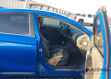 2017 Hyundai Ioniq Hybrid Limited z USA, uszkodzony, nr VIN KMHC85LC3HU029713